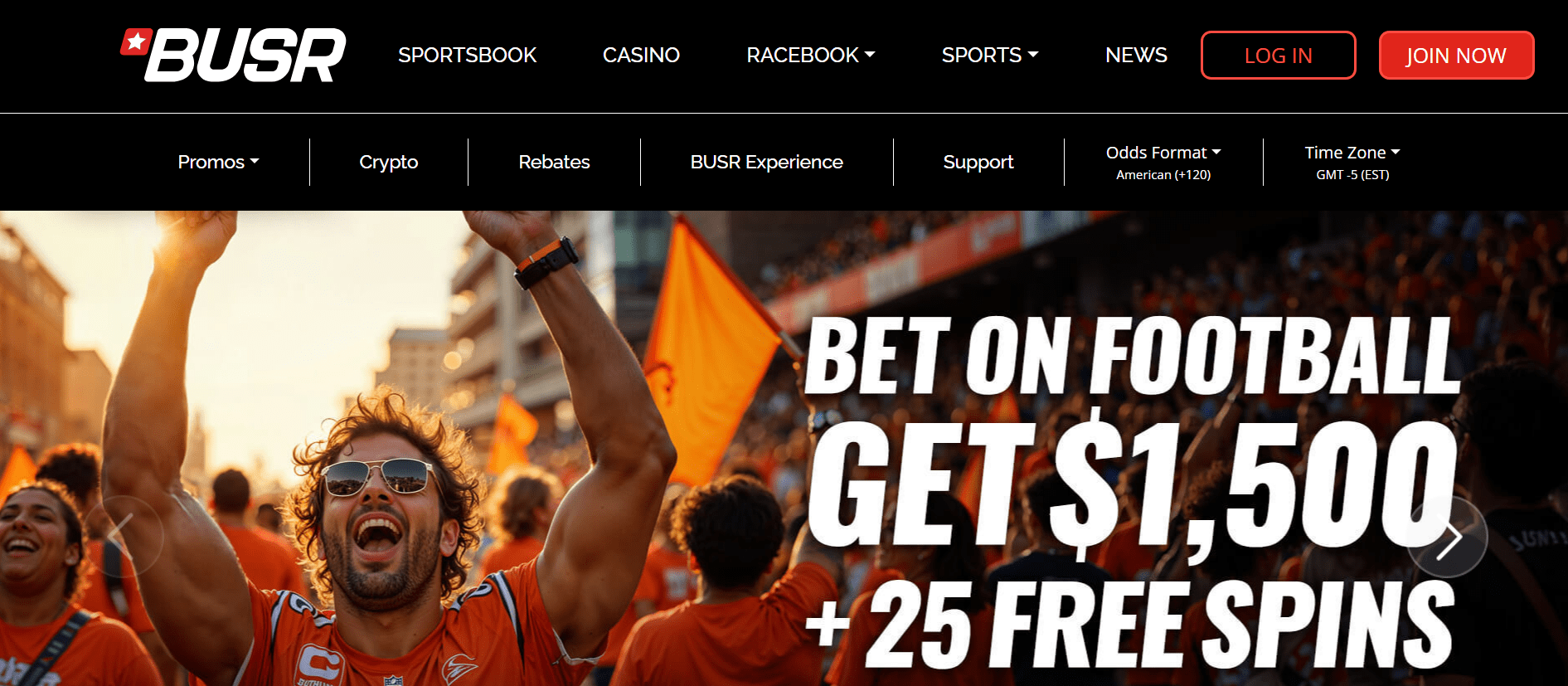 BUSR: Dynamic sportsbook with diverse betting markets and player contests.